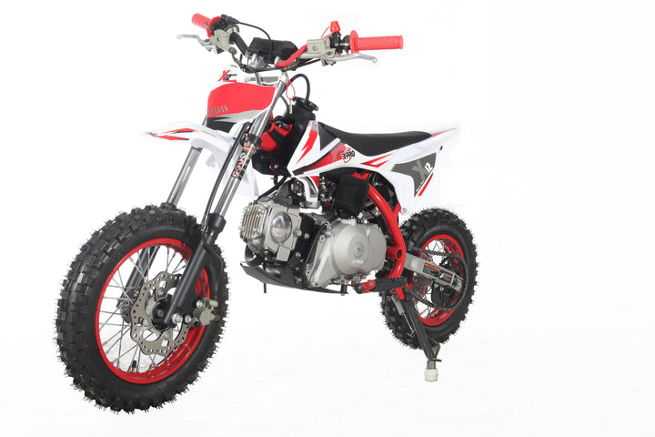 Free Shipping! X-PRO X12 110cc Dirt Bike with Automatic Transmission, Electric Start, 12in/10in Wheels!