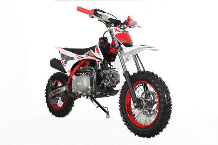 Free Shipping! X-PRO X12 110cc Dirt Bike with Automatic Transmission, Electric Start, 12in/10in Wheels!