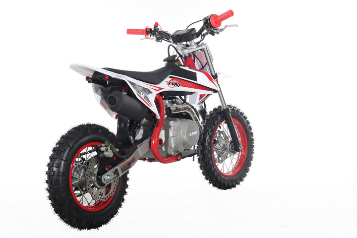 Free Shipping! X-PRO X12 110cc Dirt Bike with Automatic Transmission, Electric Start, 12in/10in Wheels!