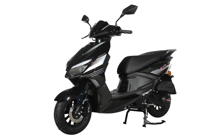 Free Shipping! X-PRO Solara 150cc Moped Scooter with 10" Wheels! Electric/Kick Start, Large LED Headlights!
