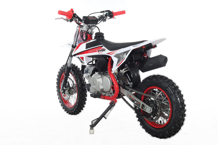 Free Shipping! X-PRO X12 110cc Dirt Bike with Automatic Transmission, Electric Start, 12in/10in Wheels!