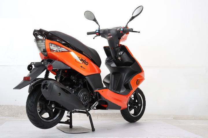 Free Shipping! X-PRO Bali 150cc Moped Scooter with 10in Wheels! Electric Start, Large Headlights!