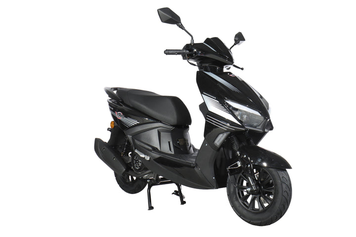 Free Shipping! X-PRO Solara 150cc Moped Scooter with 10" Wheels! Electric/Kick Start, Large LED Headlights!