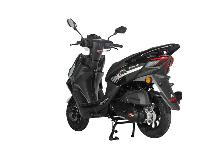 Free Shipping! X-PRO Solara 150cc Moped Scooter with 10" Wheels! Electric/Kick Start, Large LED Headlights!