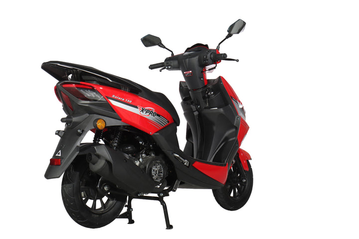Free Shipping! X-PRO Solara 150cc Moped Scooter with 10" Wheels! Electric/Kick Start, Large LED Headlights!