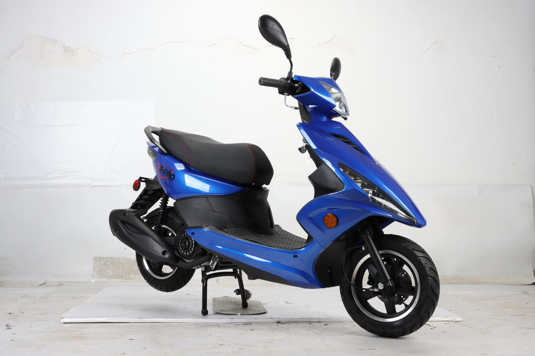 Free Shipping! X-PRO Bali 150cc Moped Scooter with 10in Wheels! Electric Start, Large Headlights!