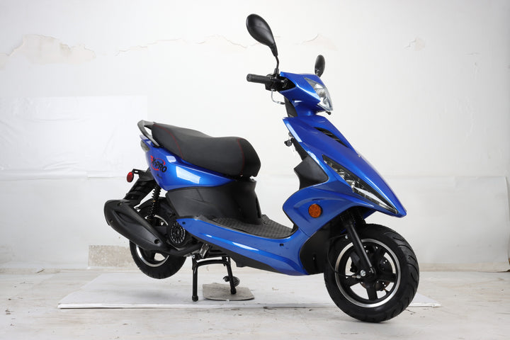 Free Shipping! X-PRO Bali 150cc Moped Scooter with 10in Wheels! Electric Start, Large Headlights!