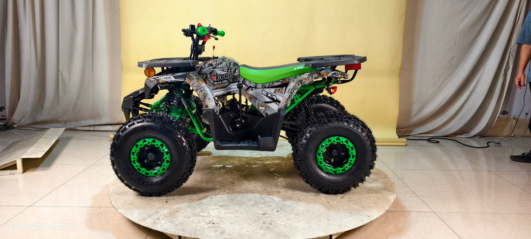 Free Shipping! X-PRO Orca 125cc ATV with Automatic Transmission w/Reverse, LED Headlights, Electric Start, Big 19"/18" Tires!
