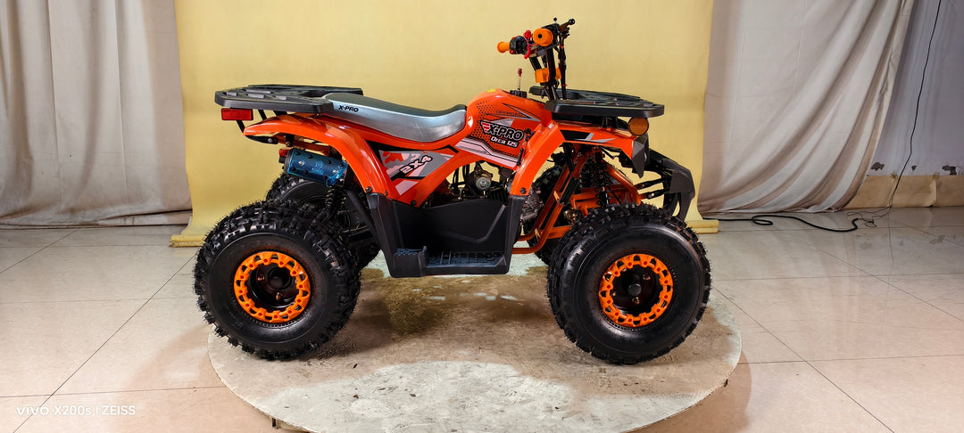 Free Shipping! X-PRO Orca 125cc ATV with Automatic Transmission w/Reverse, LED Headlights, Electric Start, Big 19"/18" Tires!
