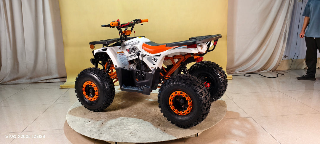 Free Shipping! X-PRO Orca 125cc ATV with Automatic Transmission w/Reverse, LED Headlights, Electric Start, Big 19"/18" Tires!