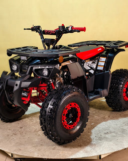X-PRO Orca 125cc ATV with Automatic Transmission w/Reverse, LED Headlights, Electric Start, Big 19"/18" Tires!