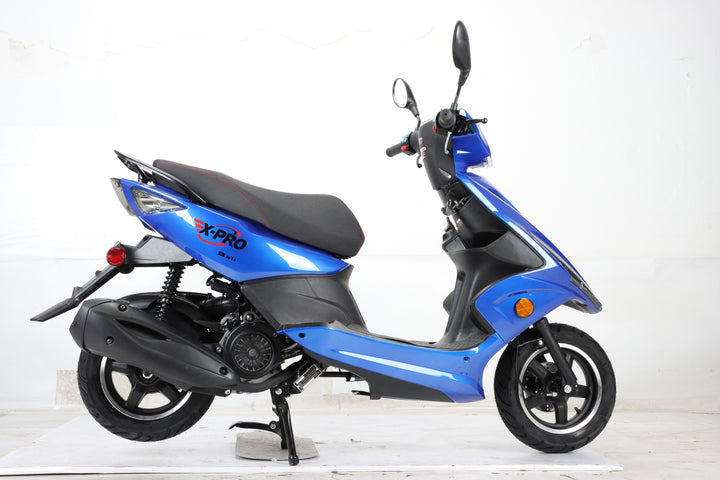 Free Shipping! X-PRO Bali 150cc Moped Scooter with 10in Wheels! Electric Start, Large Headlights!