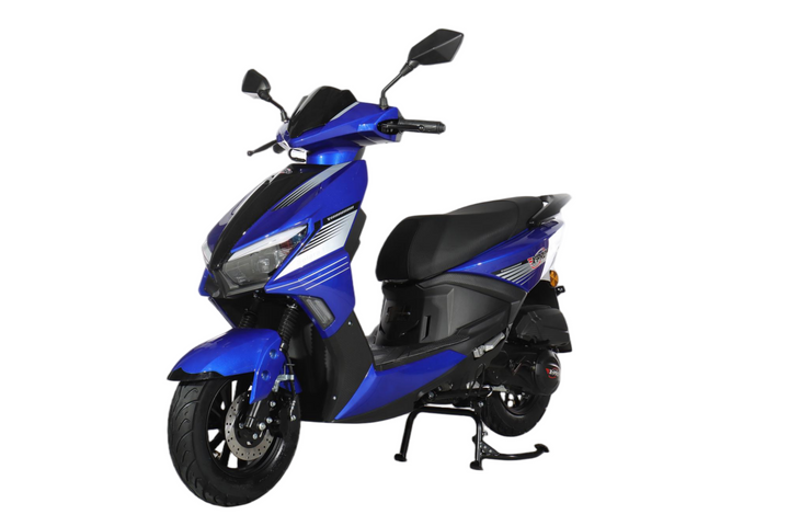 Free Shipping! X-PRO Solara 150cc Moped Scooter with 10" Wheels! Electric/Kick Start, Large LED Headlights!