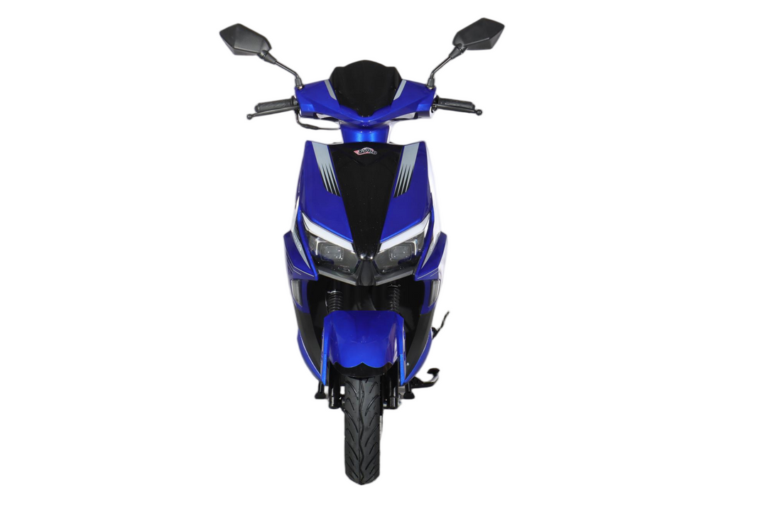 Free Shipping! X-PRO Solara 150cc Moped Scooter with 10" Wheels! Electric/Kick Start, Large LED Headlights!