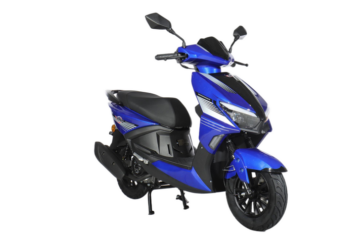 Free Shipping! X-PRO Solara 150cc Moped Scooter with 10" Wheels! Electric/Kick Start, Large LED Headlights!