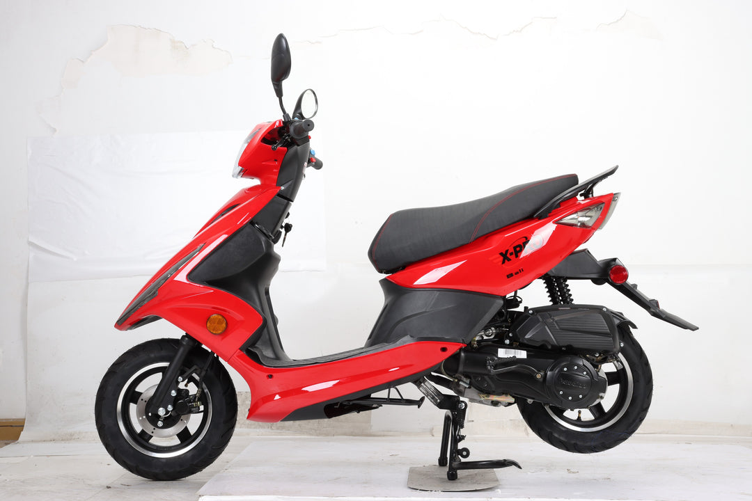 Free Shipping! X-PRO Bali 150cc Moped Scooter with 10in Wheels! Electric Start, Large Headlights!