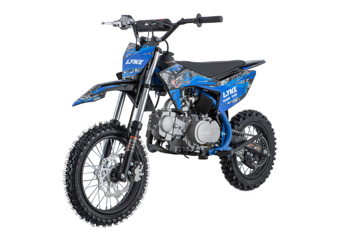 Free Shipping! X-PRO Lynx 125cc Dirt Bike with 4-Speed Semi-Automatic Transmission, Kick Start, Big 14"/12" Tires! Zongshen Brand Engine!