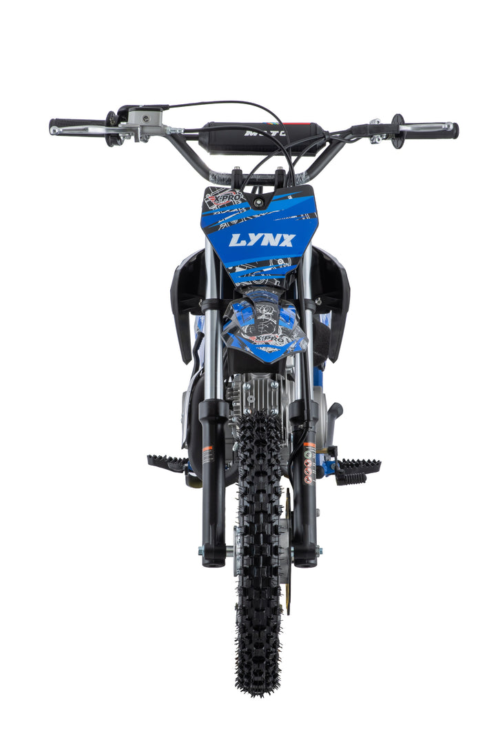 Free Shipping! Lynx 125cc Dirt Bike with 4-Speed Manual Transmission, Kick Start, Big 14"/12" Tires! Zongshen Brand Engine!