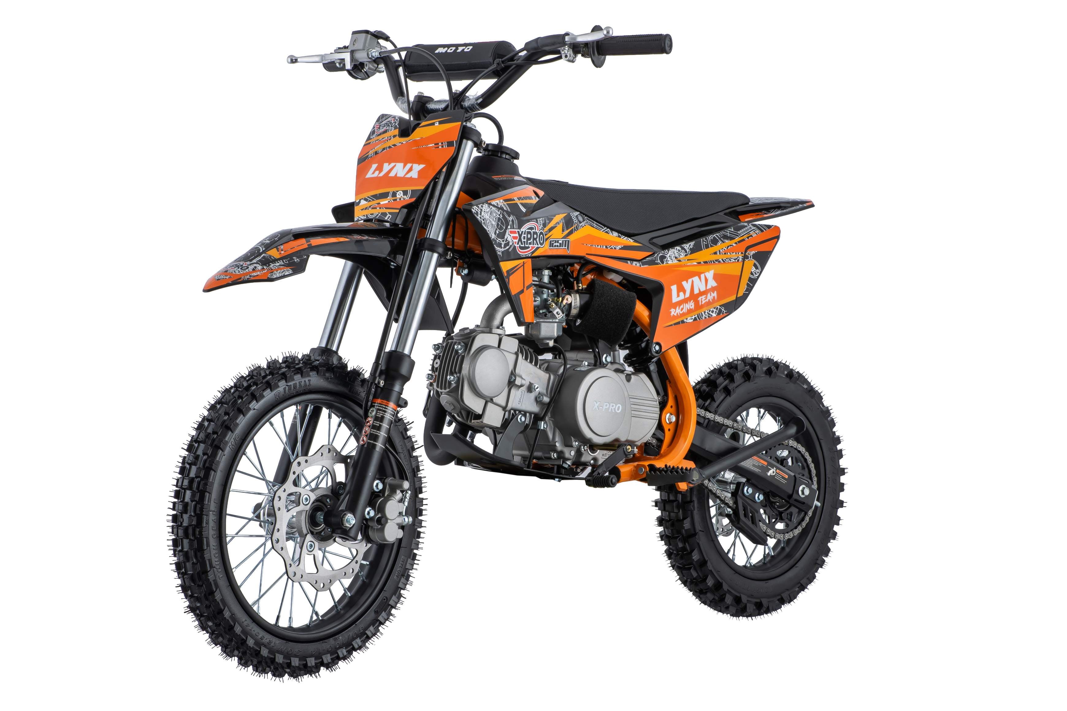 Free Shipping! Lynx 125cc Dirt Bike with 4-Speed Manual