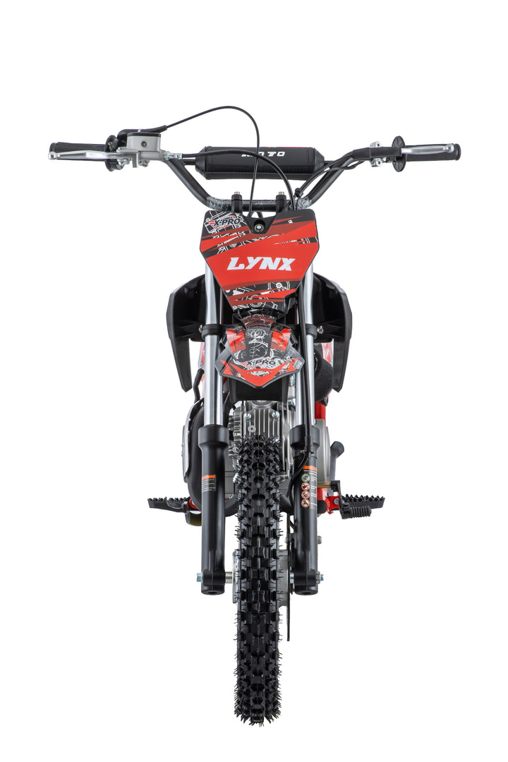 Free Shipping! Lynx 125cc Dirt Bike with 4-Speed Manual Transmission, Kick Start, Big 14"/12" Tires! Zongshen Brand Engine!