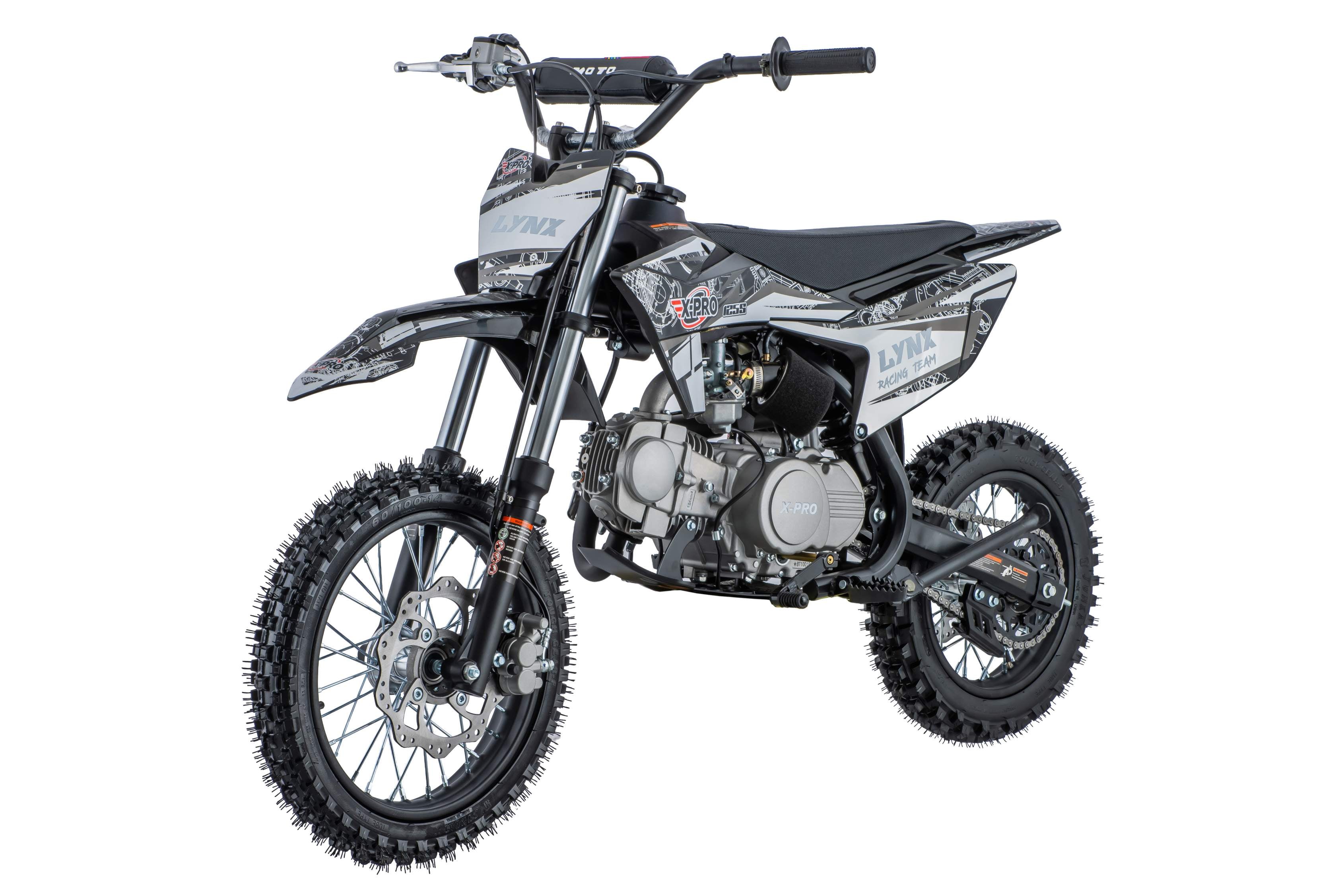 Free Shipping! Lynx 125cc Dirt Bike with 4-Speed Manual