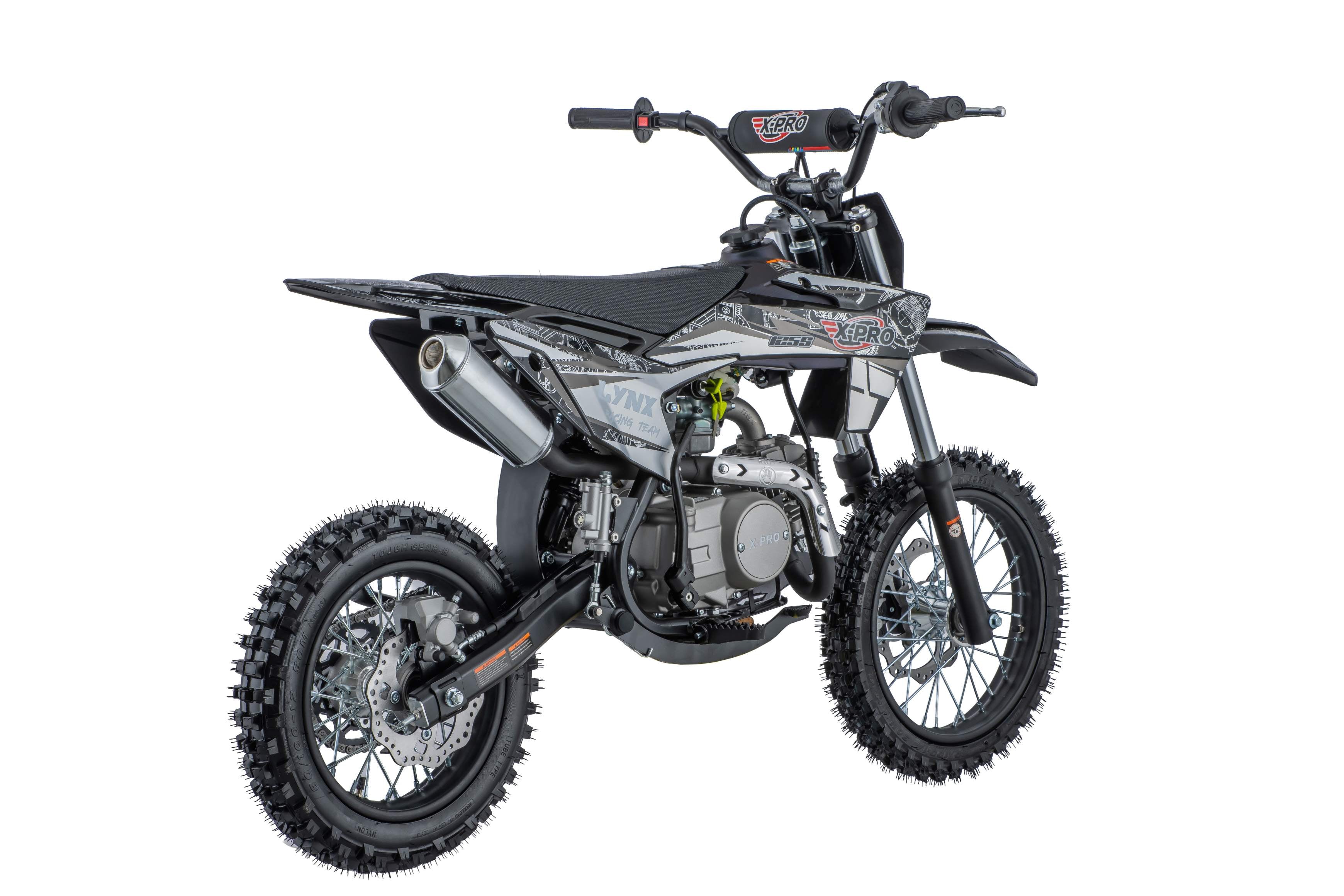 Free Shipping! Lynx 125cc Dirt Bike with 4-Speed Manual