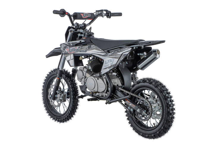 Free Shipping! Lynx 125cc Dirt Bike with 4-Speed Manual Transmission, Kick Start, Big 14"/12" Tires! Zongshen Brand Engine!