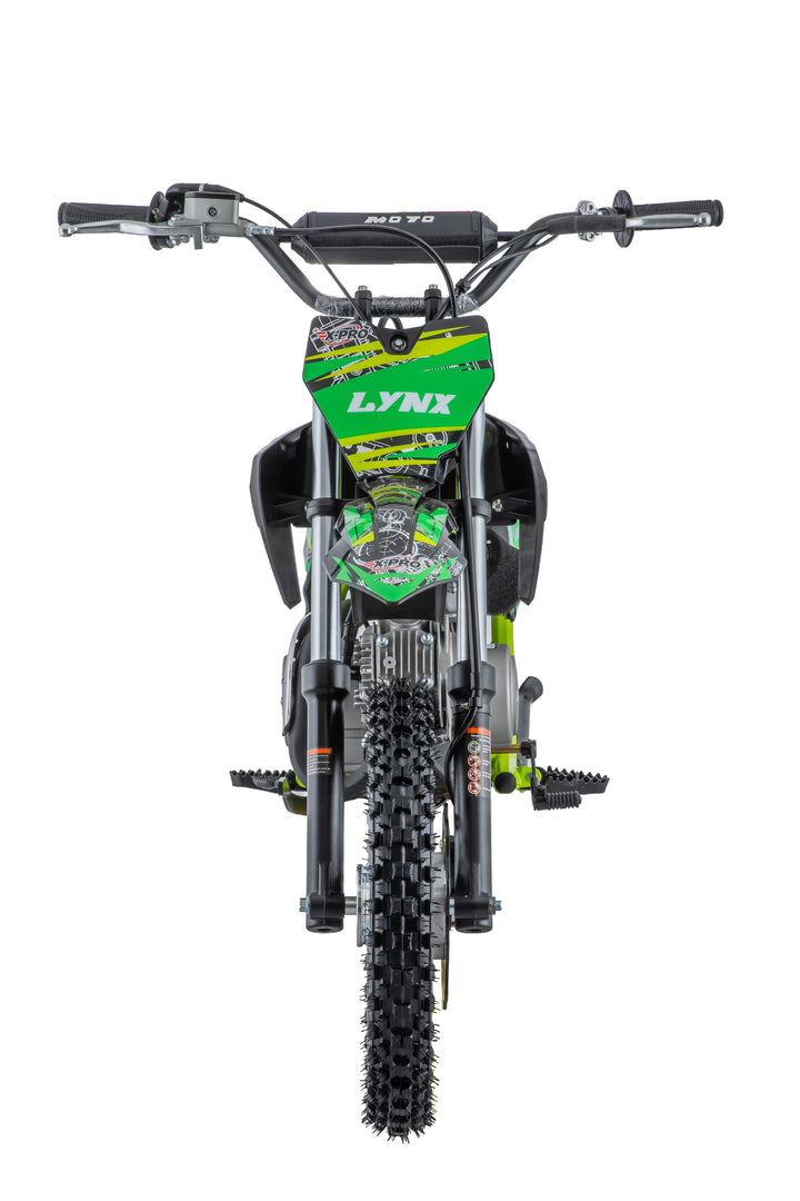 Free Shipping! Lynx 125cc Dirt Bike with 4-Speed Manual Transmission, Kick Start, Big 14"/12" Tires! Zongshen Brand Engine!