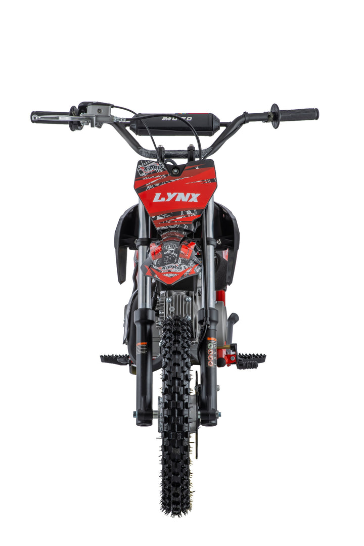 Free Shipping! X-PRO Lynx 125cc Dirt Bike with 4-Speed Semi-Automatic Transmission, Kick Start, Big 14"/12" Tires! Zongshen Brand Engine!