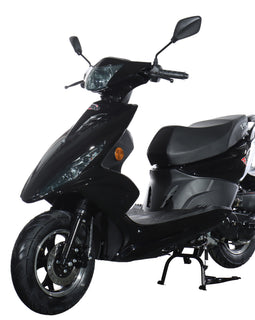 Free Shipping! X-PRO Bali 50cc Moped Scooter with 10" Wheels! Electric/Kick Start! Large LED Headlights!