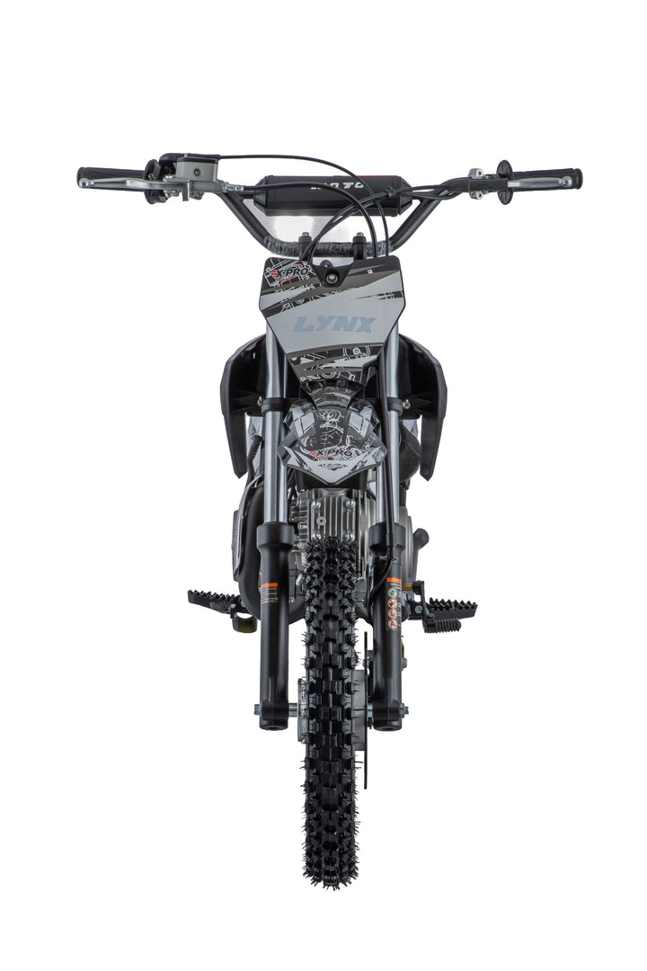 Free Shipping! X-PRO Lynx 125cc Dirt Bike with 4-Speed Semi-Automatic Transmission, Kick Start, Big 14"/12" Tires! Zongshen Brand Engine!