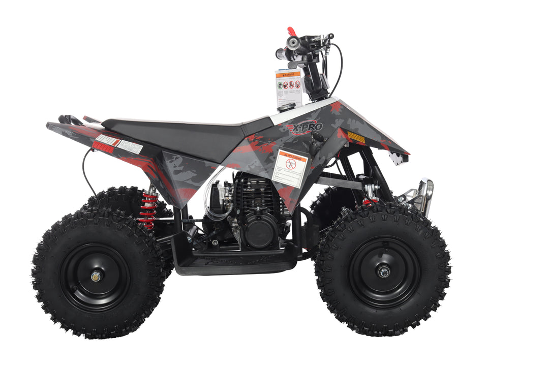 Free Shipping! X-PRO Falcon 40cc ATV with Chain Transmission, Pull start! Disc Brake! 6in Tires!