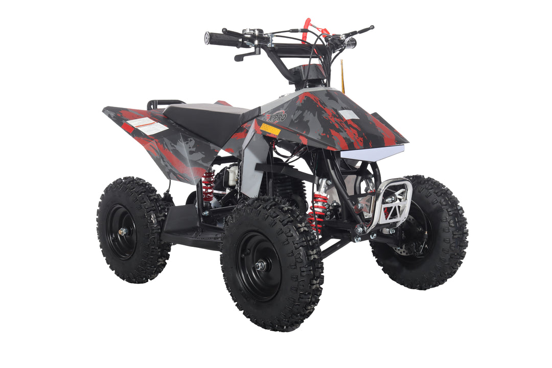 Free Shipping! X-PRO Falcon 40cc ATV with Chain Transmission, Pull start! Disc Brake! 6in Tires!