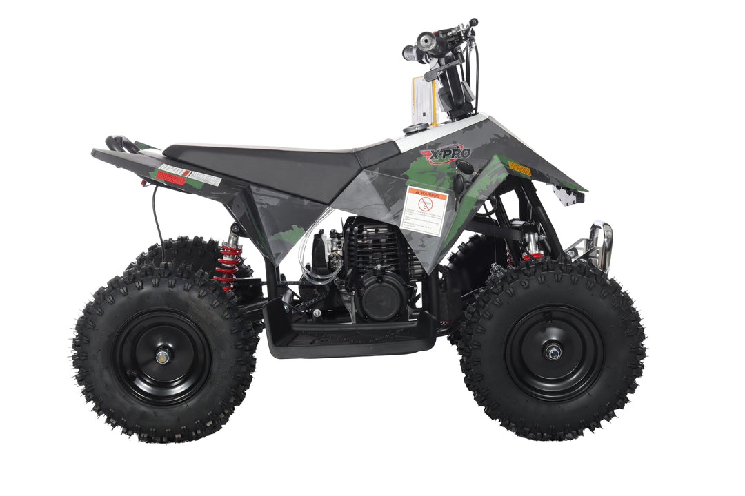 Free Shipping! X-PRO Falcon 40cc ATV with Chain Transmission, Pull start! Disc Brake! 6in Tires!