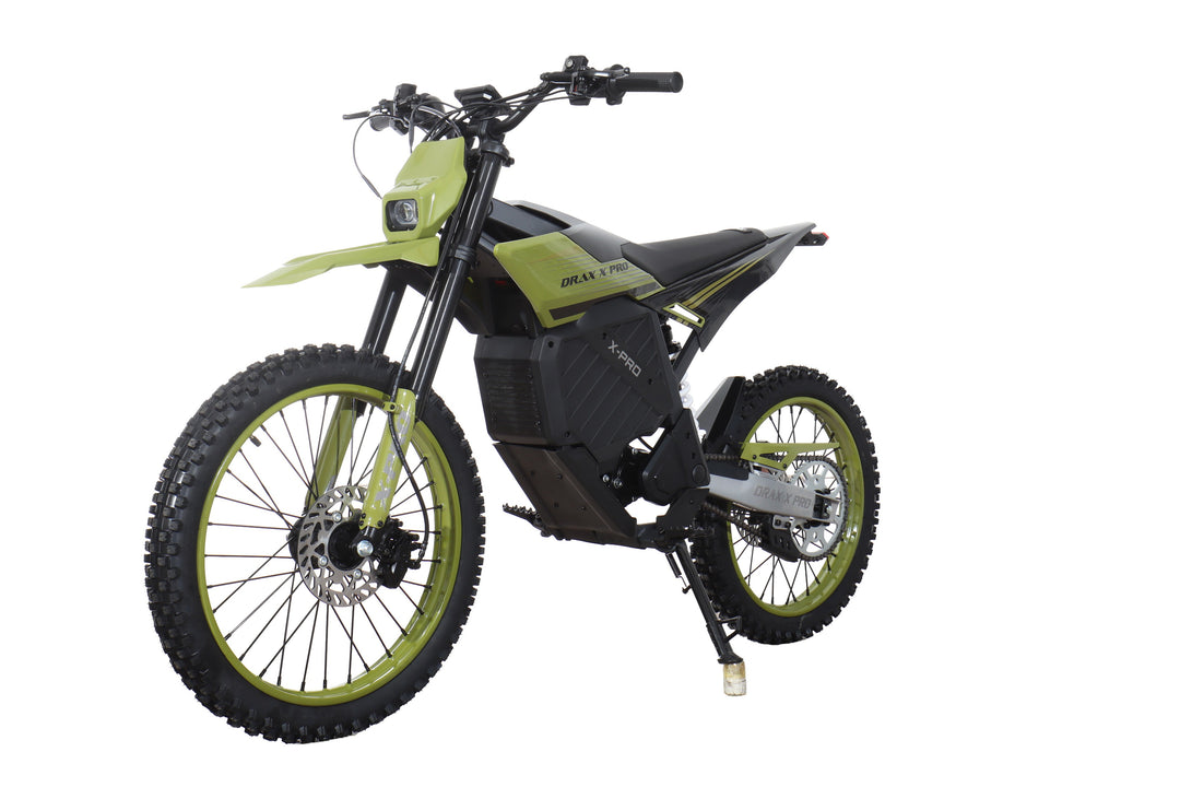 Free Shipping! X-PRO DRAX X PRO 5000W 72V/30AH Teens Adults Electric Dirt Bike with Front LED Light! 19"/17" Wheels!
