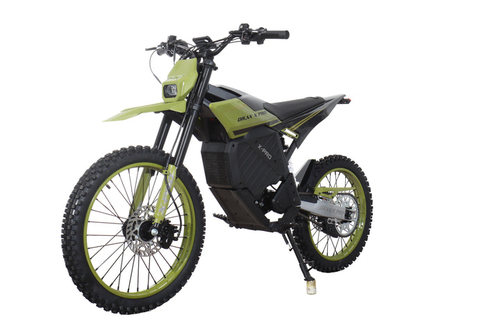 Free Shipping! X-PRO DRAX X PRO 5000W 72V/30AH Teens Adults Electric Dirt Bike with Front LED Light! 19"/17" Wheels!