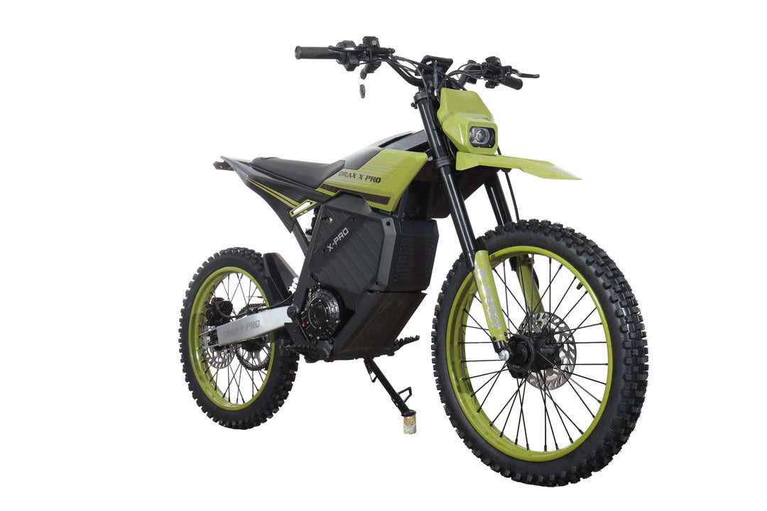 Free Shipping! X-PRO DRAX X PRO 5000W 72V/30AH Teens Adults Electric Dirt Bike with Front LED Light! 19"/17" Wheels!
