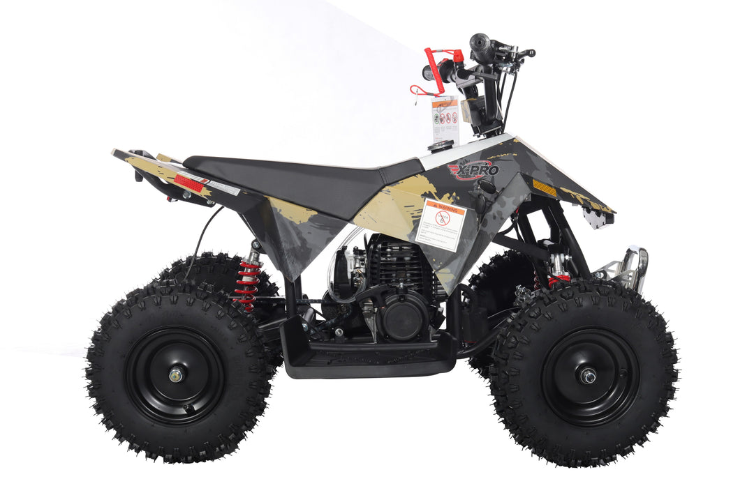 Free Shipping! X-PRO Falcon 40cc ATV with Chain Transmission, Pull start! Disc Brake! 6in Tires!
