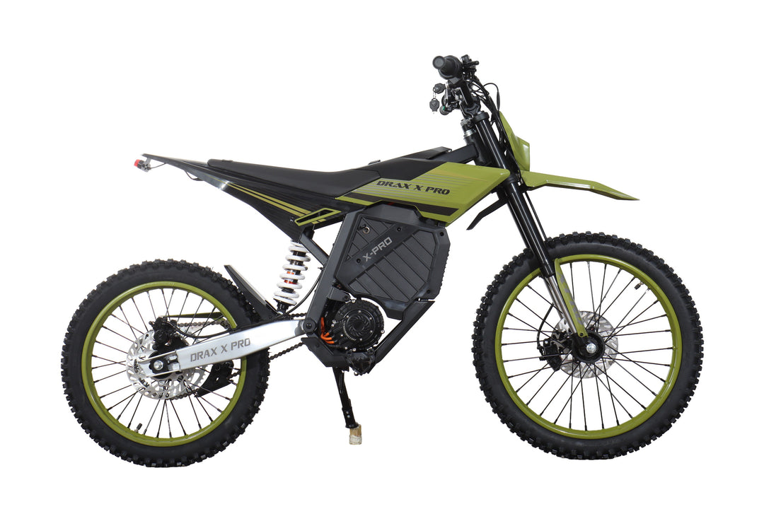 Free Shipping! X-PRO DRAX X PRO 5000W 72V/30AH Teens Adults Electric Dirt Bike with Front LED Light! 19"/17" Wheels!