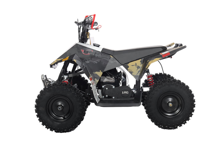 Free Shipping! X-PRO Falcon 40cc ATV with Chain Transmission, Pull start! Disc Brake! 6in Tires!