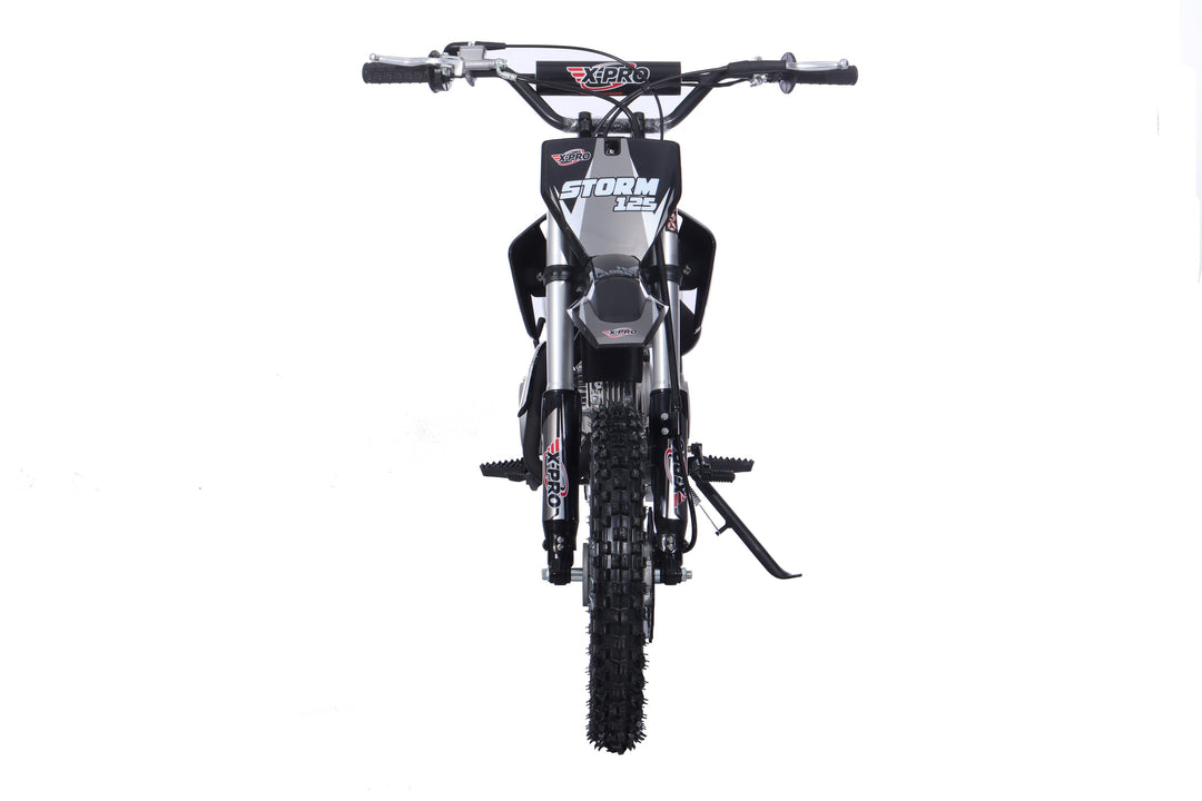 Free Shipping! X-PRO Strom 125cc Dirt Bike with 4-Speed Manual Transmission, Kick Start, Big 14in/12in Tires! Zongshen Brand Engine!