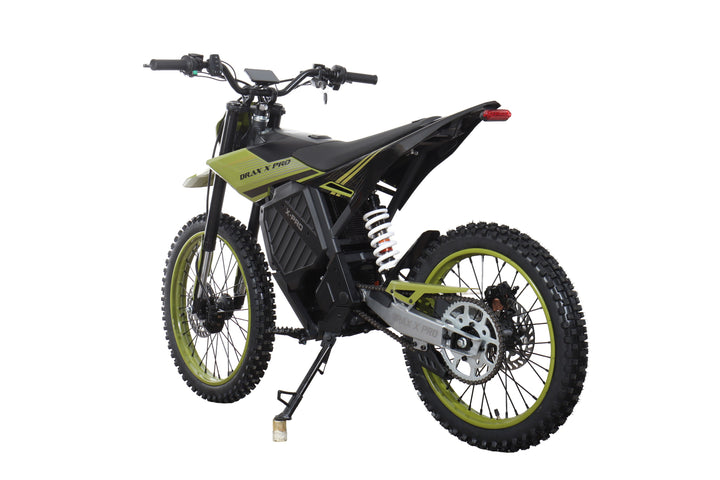 Free Shipping! X-PRO DRAX X PRO 5000W 72V/30AH Teens Adults Electric Dirt Bike with Front LED Light! 19"/17" Wheels!