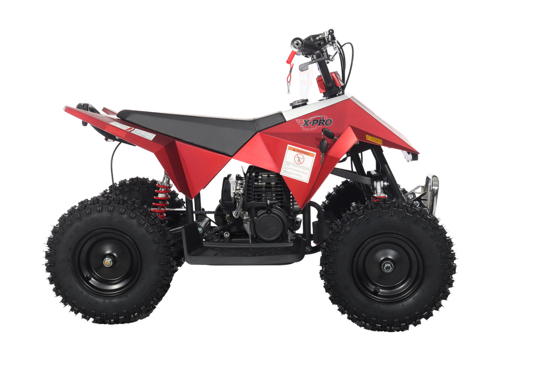 Free Shipping! X-PRO Falcon 40cc ATV with Chain Transmission, Pull start! Disc Brake! 6in Tires!