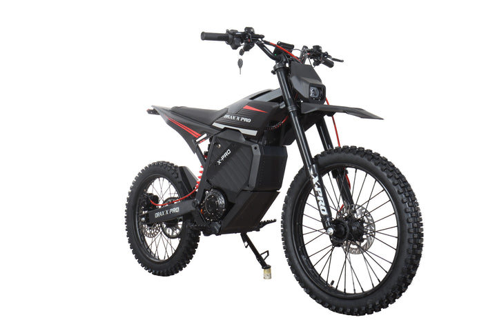 Free Shipping! X-PRO DRAX X PRO 5000W 72V/30AH Teens Adults Electric Dirt Bike with Front LED Light! 19"/17" Wheels!