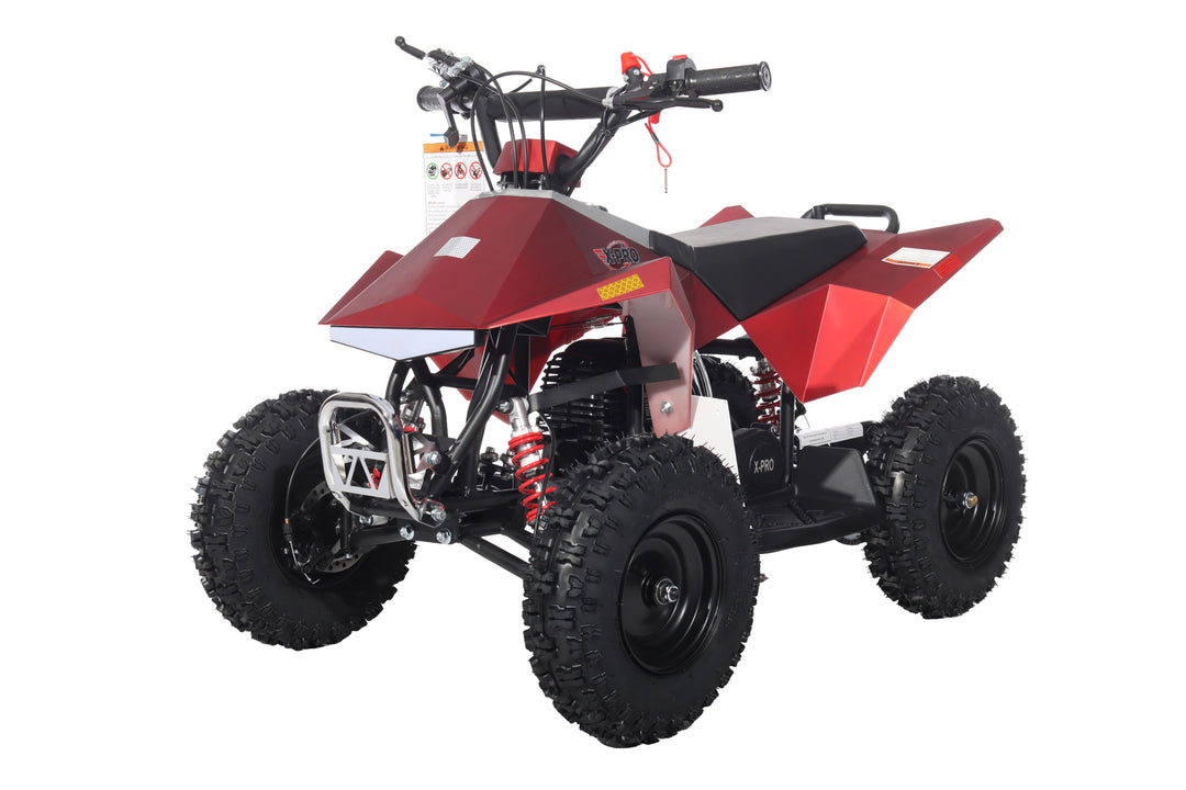 Free Shipping! X-PRO Falcon 40cc ATV with Chain Transmission, Pull start! Disc Brake! 6in Tires!