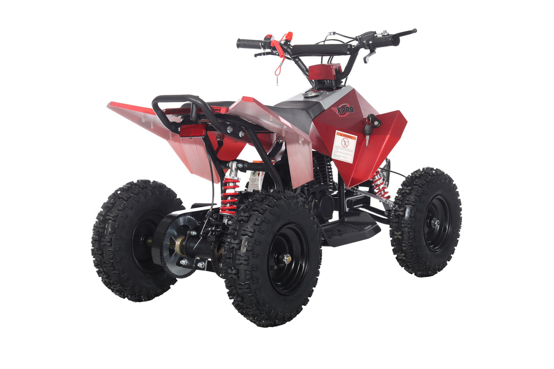 Free Shipping! X-PRO Falcon 40cc ATV with Chain Transmission, Pull start! Disc Brake! 6in Tires!