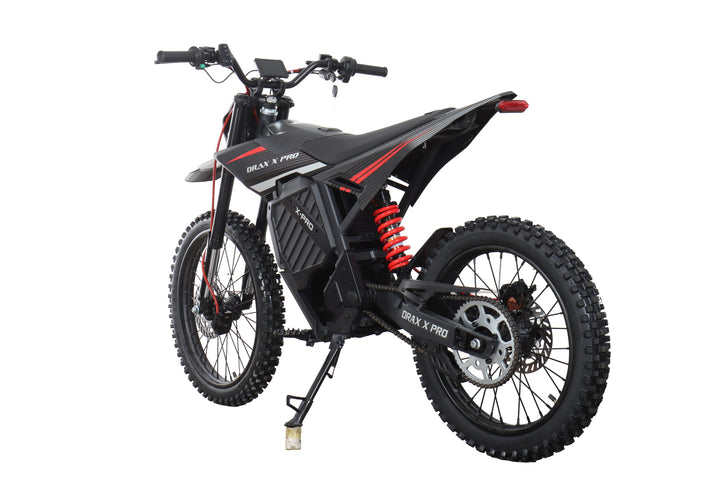 Free Shipping! X-PRO DRAX X PRO 5000W 72V/30AH Teens Adults Electric Dirt Bike with Front LED Light! 19"/17" Wheels!