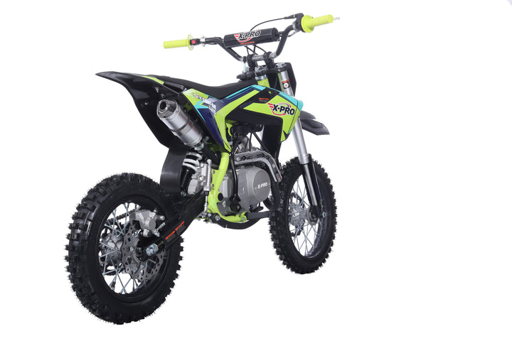 Free Shipping! X-PRO Strom 125cc Dirt Bike with 4-Speed Manual Transmission, Kick Start, Big 14in/12in Tires! Zongshen Brand Engine!