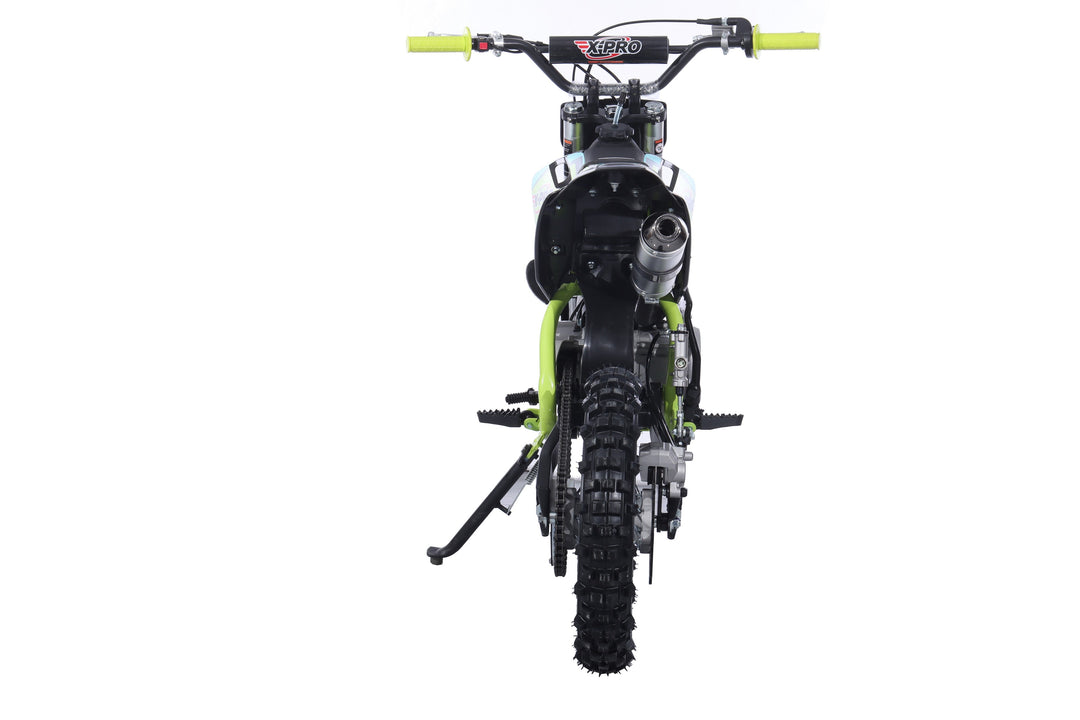 Free Shipping! X-PRO Strom 125cc Dirt Bike with 4-Speed Manual Transmission, Kick Start, Big 14in/12in Tires! Zongshen Brand Engine!