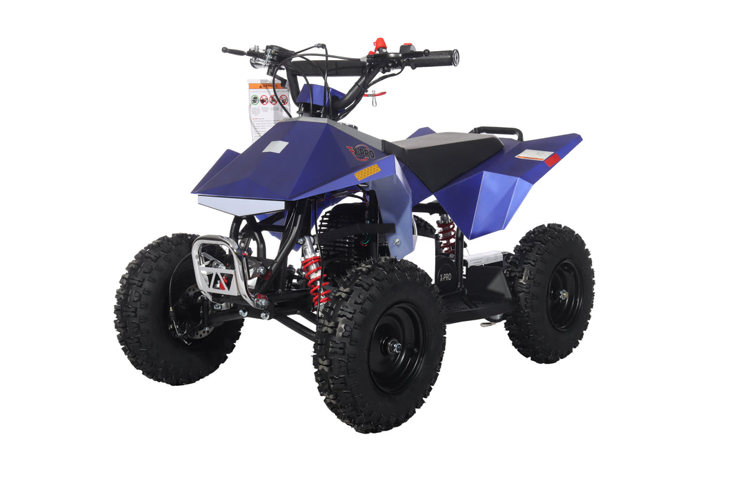 Free Shipping! X-PRO Falcon 40cc ATV with Chain Transmission, Pull start! Disc Brake! 6in Tires!